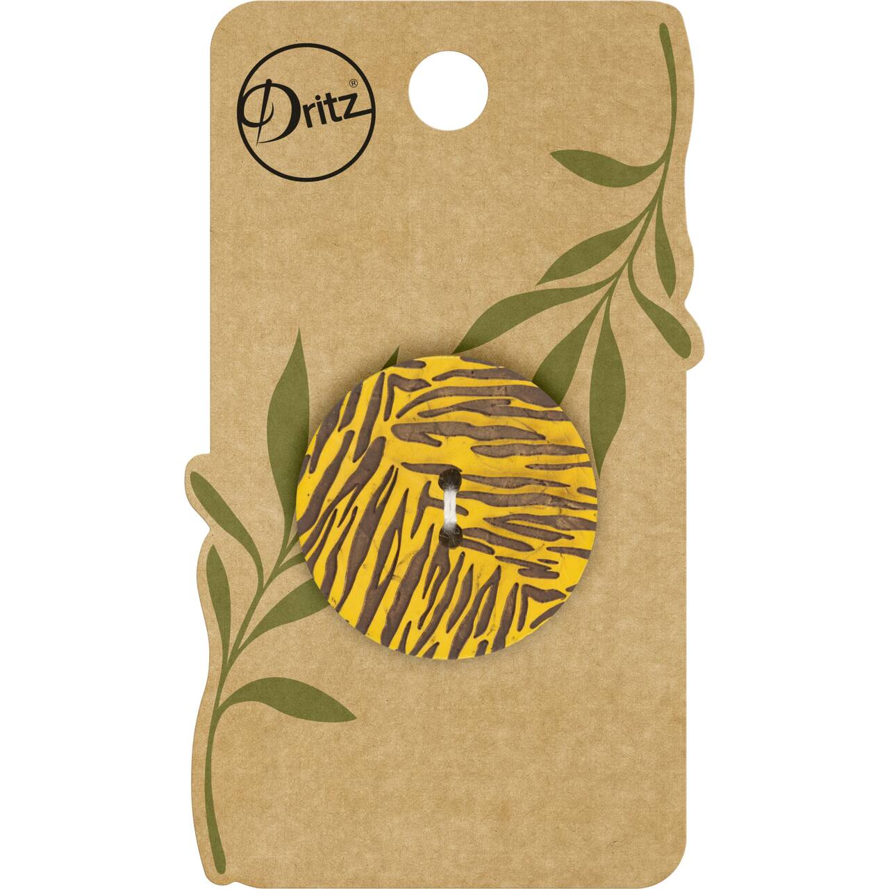 Dritz® 30mm Sustainable Coconut Round Button, 3ct.